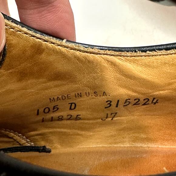 VERY GOOD Rancourt & Co. x Cole Haan Split Toe Derby Black Calf Made in USA 10.5 - Picture 14 of 14